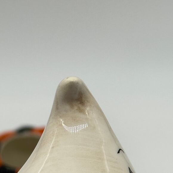 New Johanna Parker Gus Ghost & Grinning Black Cat Cream & Sugar Set Halloween - Picture 8 of 8